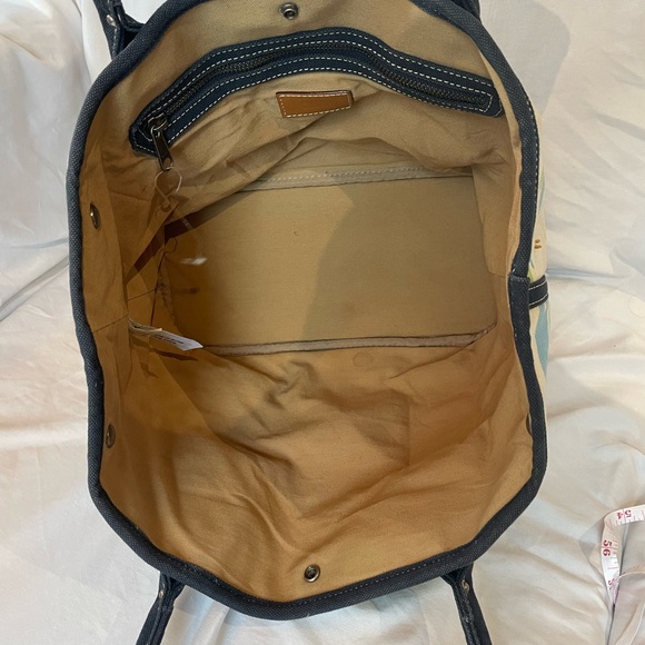 J.Crew beach patterned canvas bag - Picture 5 of 12